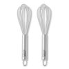 Thyme & Table 2-Pack Silicone Mini Whisks, Gray